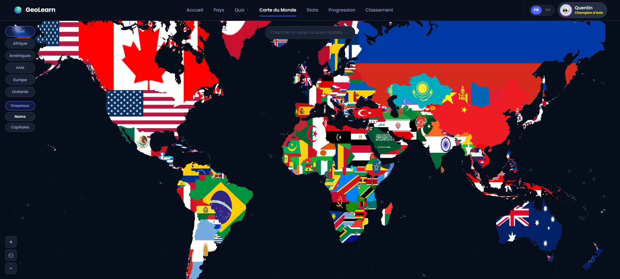 GeoLearn — capture 5 sur 10